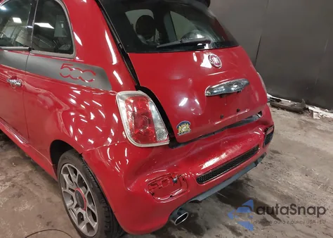 2015 Fiat 500 Sport from USA, damaged, VIN 3C3CFFBR4FT562221